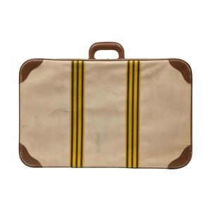 Hermès Extra Large Toile Two-Tone Suitcase Steamer